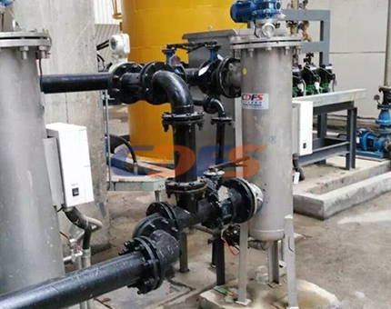 自清洗過濾器安裝現場