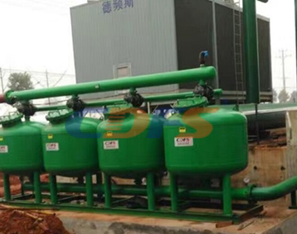 淺層介質過濾器安裝現場