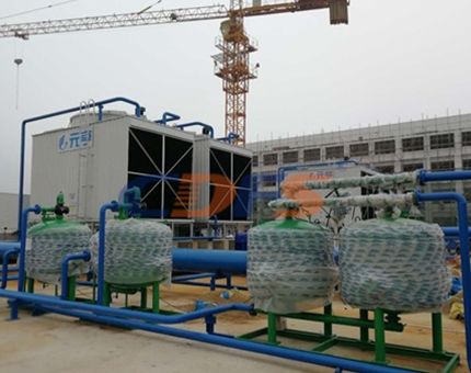 淺層介質過濾器安裝現場